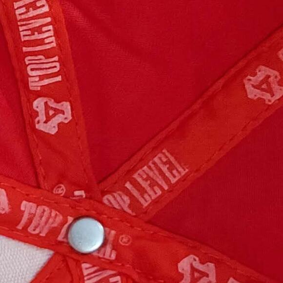 Top Level CALI Bear Embroidered Red Gold Snapback Hat California New One size - Picture 9 of 10